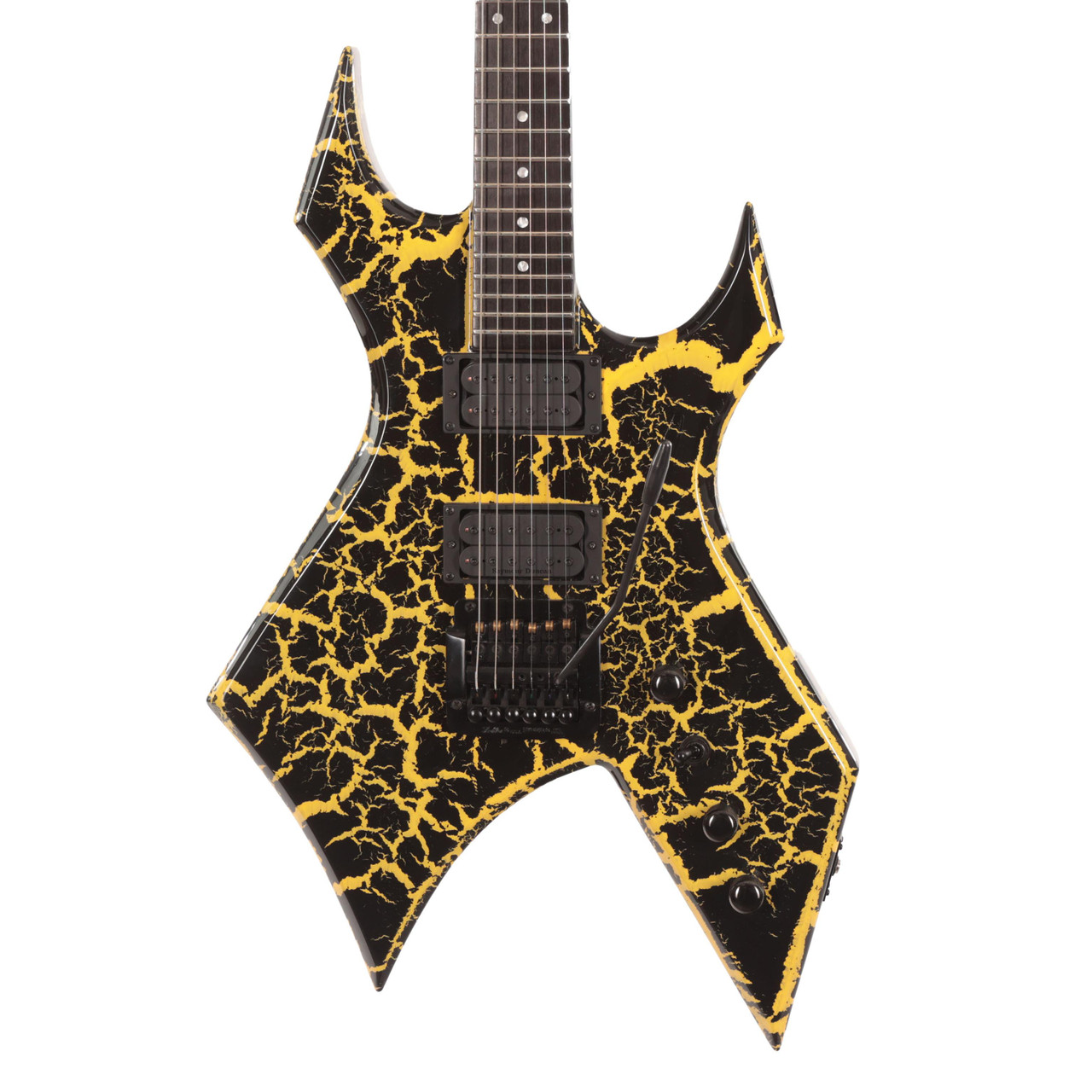 BC Rich Warlock Legacy with Kahler Trem Electric Guitar in Yellow